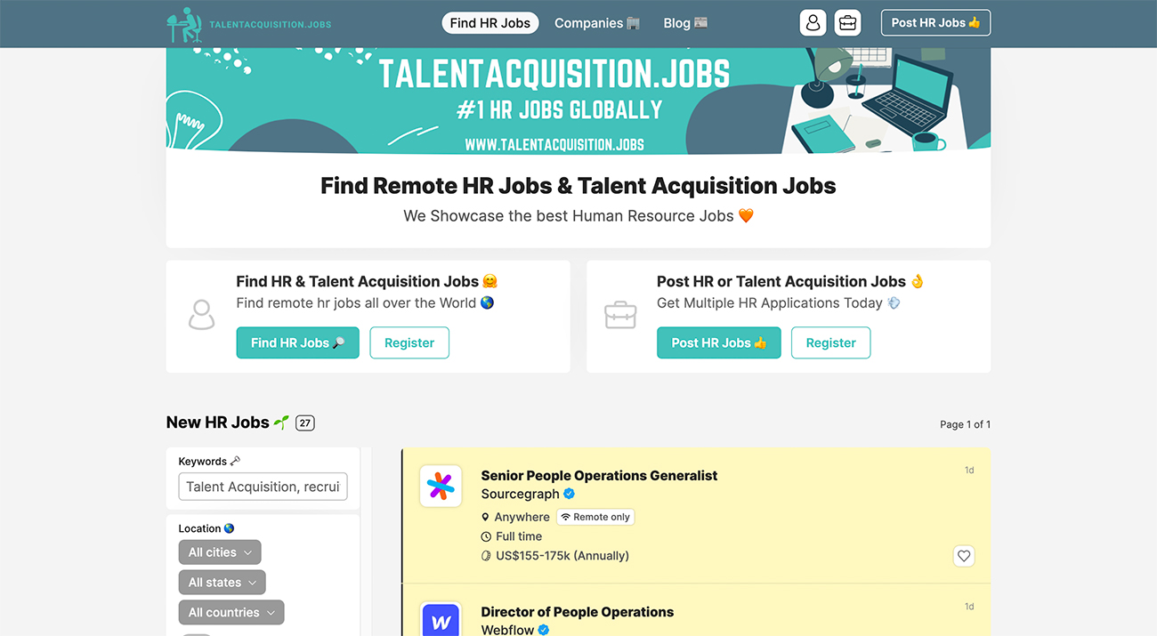 Talent Acquisition.Jobs